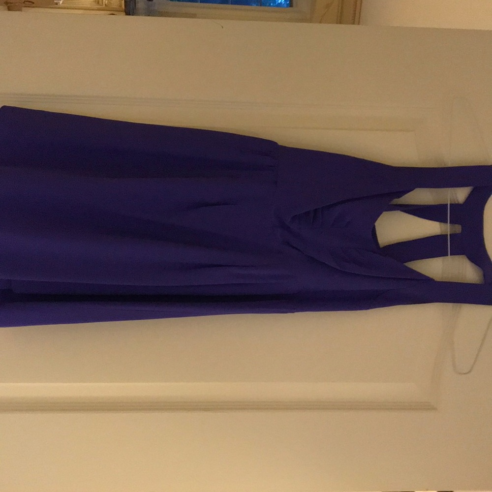Mini purple dress